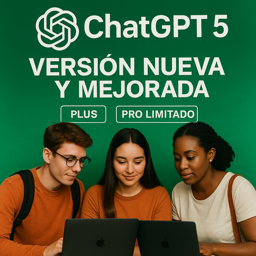 Imagen de CHATGPT 5  PLUS + PRO LIMITADO x1 MES