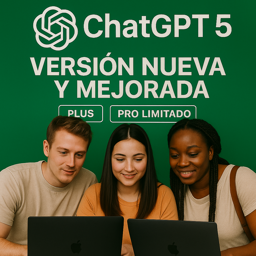 Imagen de CHATGPT 5 PLUS + PRO LIMITADO X3 MESES 